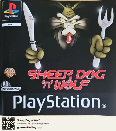 Sheep, Dog 'n' Wolf PlayStation, Germany box front