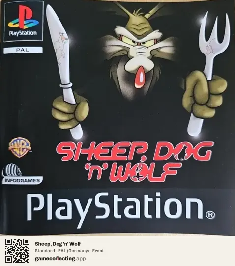 Sheep, Dog 'n' Wolf PlayStation, Germany box front