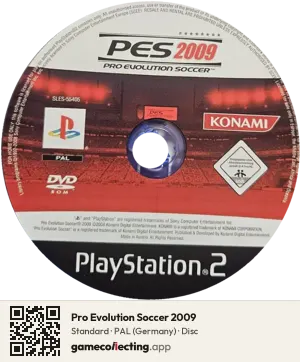 Pro Evolution Soccer 2009 PlayStation 2, PAL disc