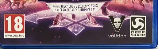 Agents of Mayhem, the PEGI square on its front