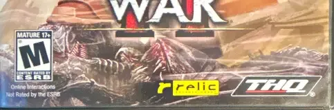 Warhammer 40,000: Dawn of War, the ESRB box on its front