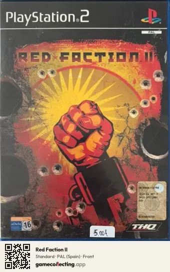 Red Faction II PlayStation 2, Spain box front
