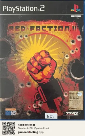 Red Faction II PlayStation 2, Spain box front