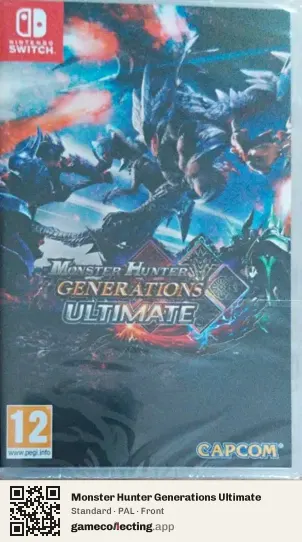 Monster Hunter Generations Ultimate Nintendo Switch, PAL box front