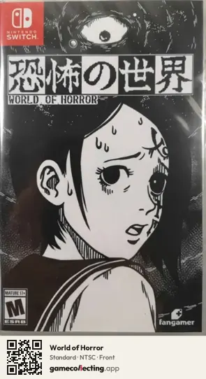 World of Horror Nintendo Switch, NTSC box front