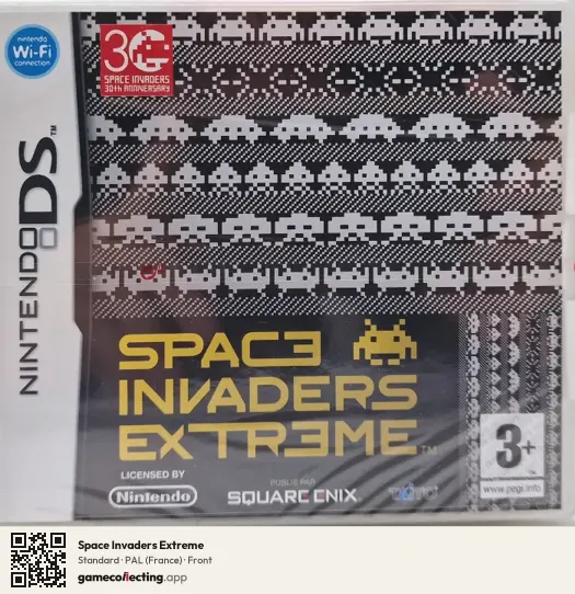 Space Invaders Extreme Nintendo DS, France box front