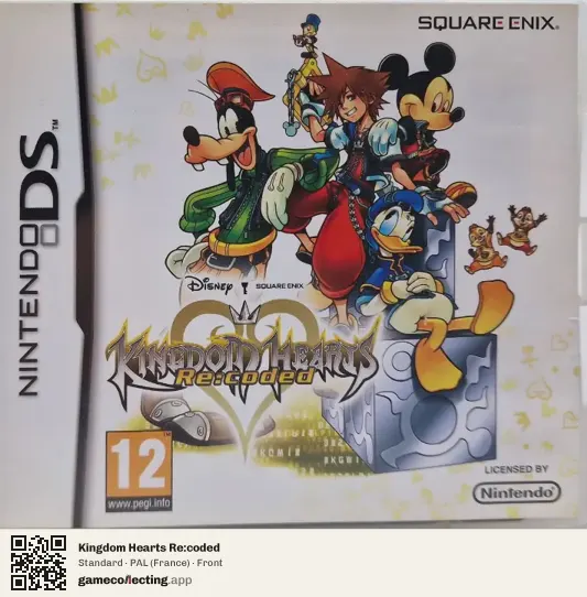 Kingdom Hearts Re:coded Nintendo DS, France box front