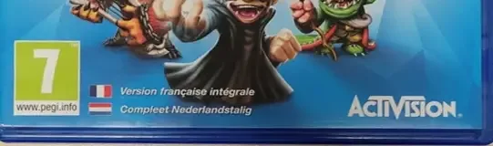 Skylanders: Trap Team, the PEGI square on its front