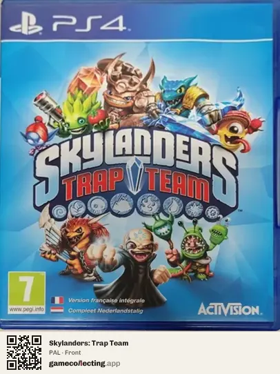 Skylanders: Trap Team PlayStation 4, PAL box front