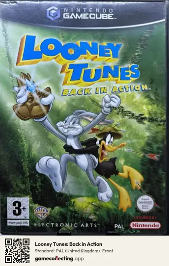 Looney Tunes: Back in Action Nintendo GameCube, United Kingdom box front