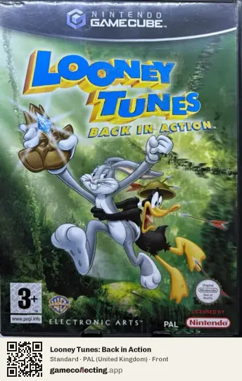 Looney Tunes: Back in Action Nintendo GameCube, United Kingdom box front