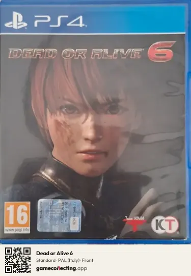 Dead or Alive 6 PlayStation 4, Italy box front