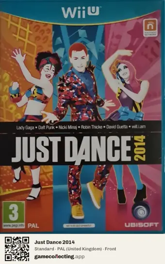 Just Dance 2014 Nintendo Wii U, United Kingdom box front
