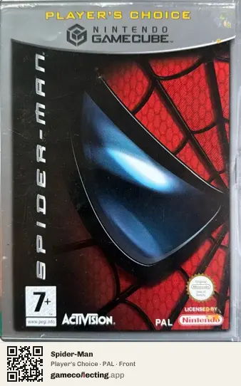 Spider-Man Nintendo GameCube, PAL box front