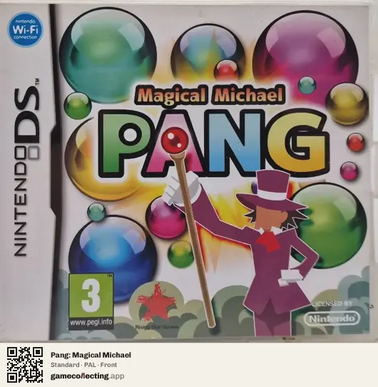 Pang: Magical Michael Nintendo DS, PAL box front