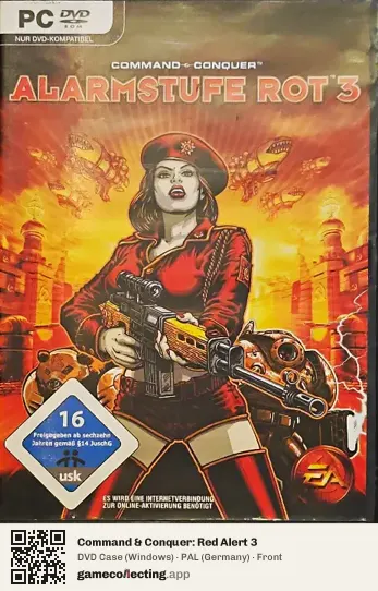Command & Conquer: Red Alert 3 Computer, Germany box front