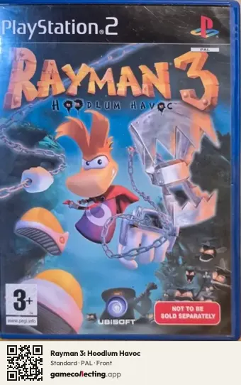Rayman 3: Hoodlum Havoc PlayStation 2, PAL box front