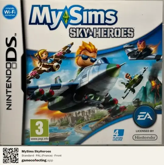 MySims SkyHeroes Nintendo DS, France box front
