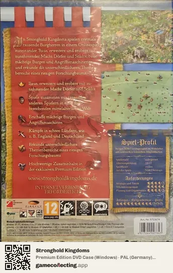 Stronghold Kingdoms Computer, Germany box back