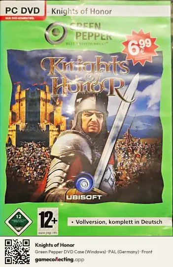 Knights of Honor Computer, Germany box front