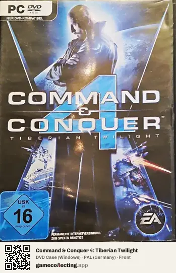 Command & Conquer 4: Tiberian Twilight Computer, Germany box front