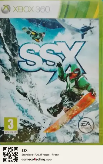 SSX Xbox 360, France box front