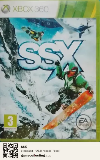SSX Xbox 360, France box front