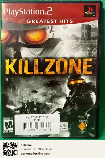 Killzone PlayStation 2, NTSC box front