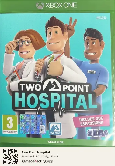 Two Point Hospital Xbox One, Italy box front