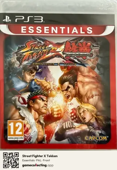 Street Fighter X Tekken PlayStation 3, PAL box front