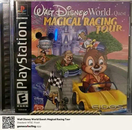 Walt Disney World Quest: Magical Racing Tour PlayStation, NTSC box front