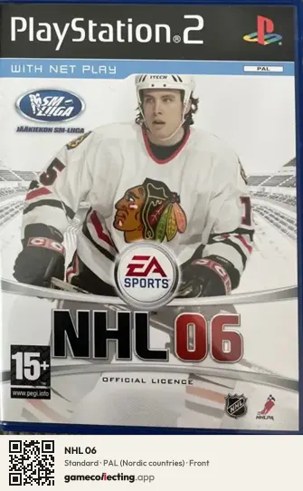 NHL 06 PlayStation 2, Nordic countries box front