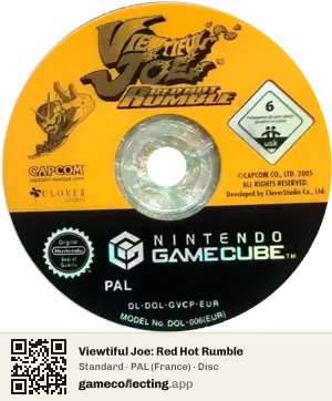 Viewtiful Joe: Red Hot Rumble Nintendo GameCube, PAL disc