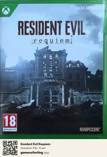 Resident Evil Requiem Xbox Series X, PAL box front