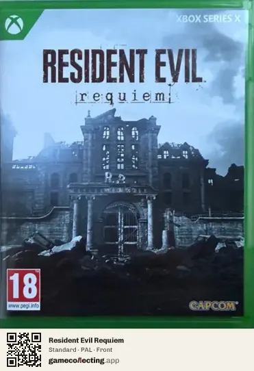 Resident Evil Requiem Xbox Series X, PAL box front