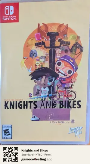 Knights and Bikes Nintendo Switch, NTSC box front