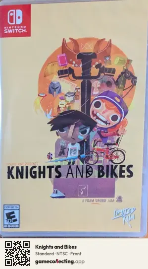Knights and Bikes Nintendo Switch, NTSC box front