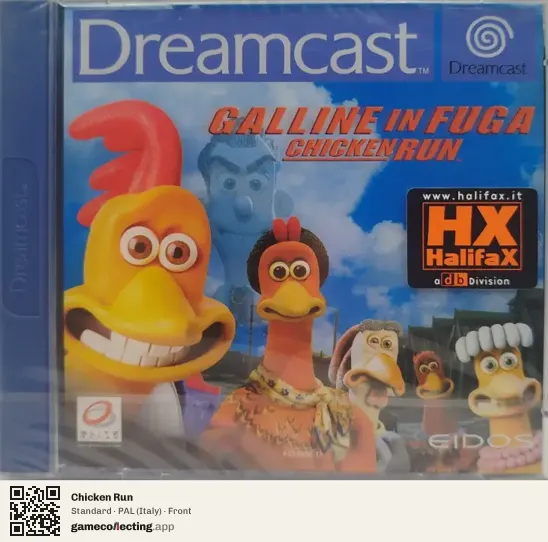 Chicken Run Sega Dreamcast, Italy box front