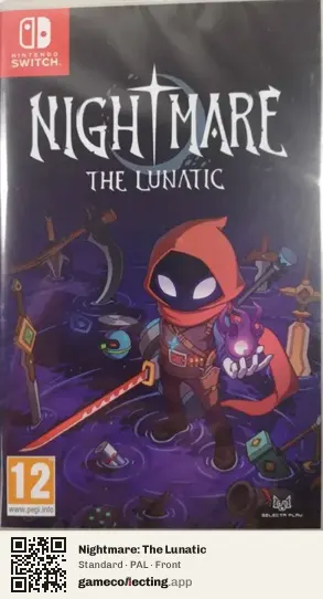Nightmare: The Lunatic Nintendo Switch, PAL box front