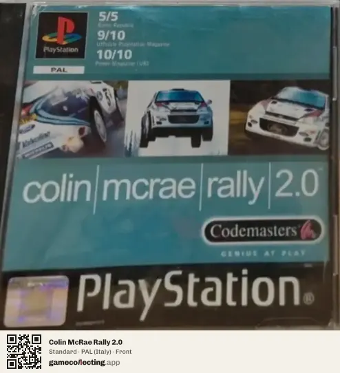 Colin McRae Rally 2.0 PlayStation, Italy box front