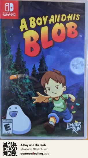 A Boy and His Blob Nintendo Switch, NTSC box front