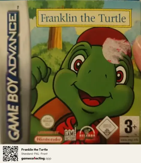 Franklin the Turtle Game Boy Advance, PAL box front