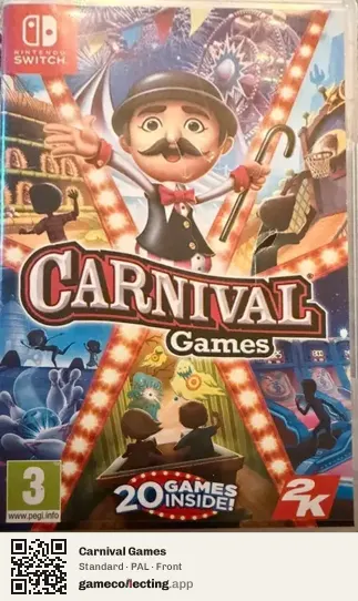 Carnival Games Nintendo Switch, PAL box front