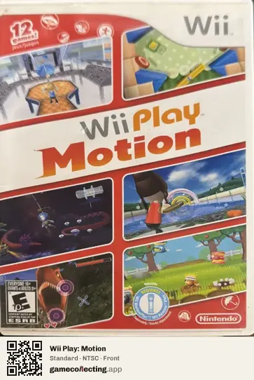 Wii Play: Motion Nintendo Wii, NTSC box front