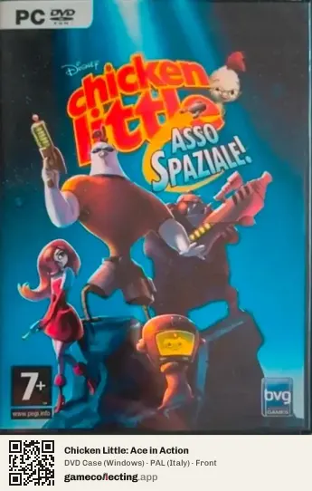 Chicken Little: Ace in Action Computer, Italy box front