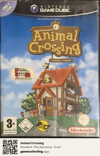 Animal Crossing Nintendo GameCube, Germany box front