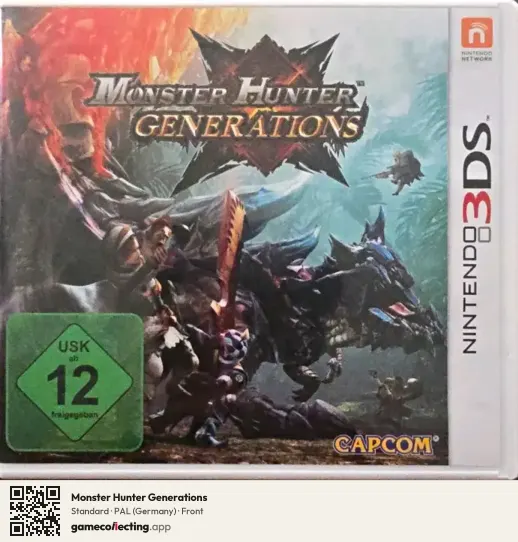 Monster Hunter Generations Nintendo 3DS, Germany box front