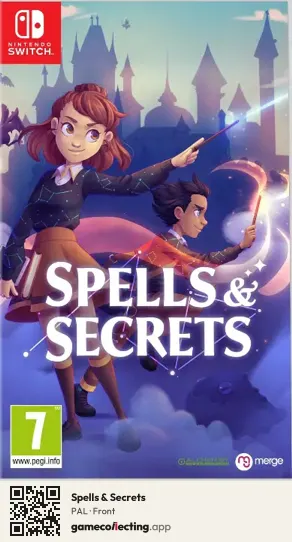 Spells & Secrets Nintendo Switch, PAL box front