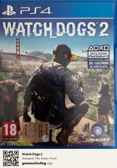 Watch Dogs 2 PlayStation 4, Italy box front
