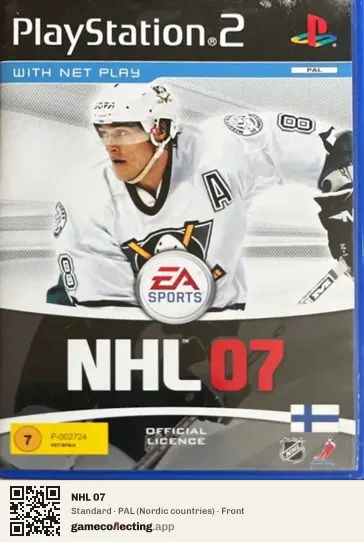 NHL 07 PlayStation 2, Nordic countries box front